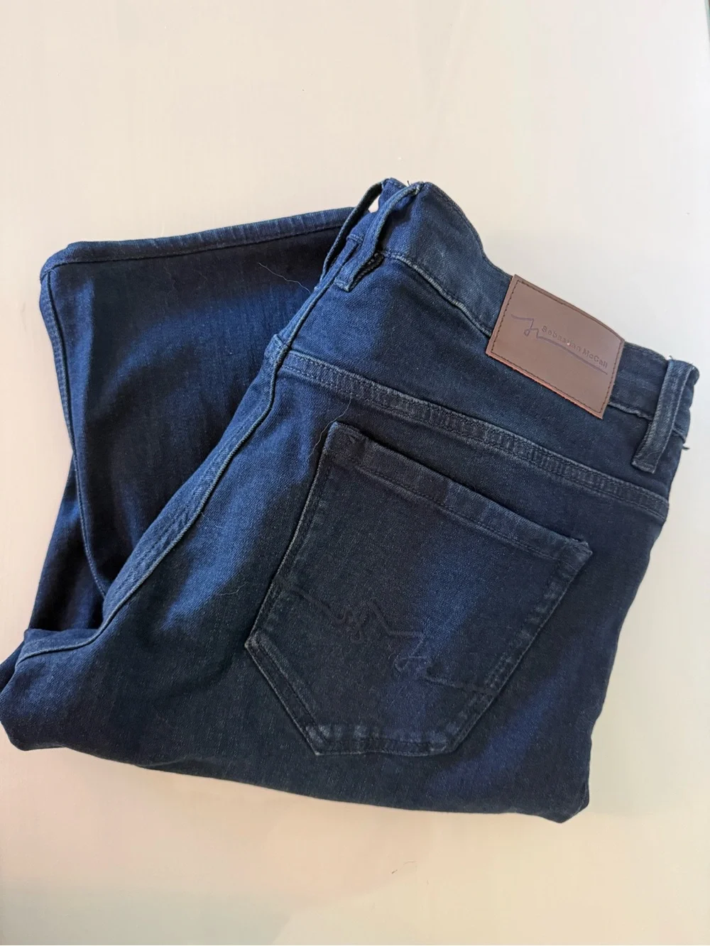 Slim Straight Men’s Jeans in Deep Indigo